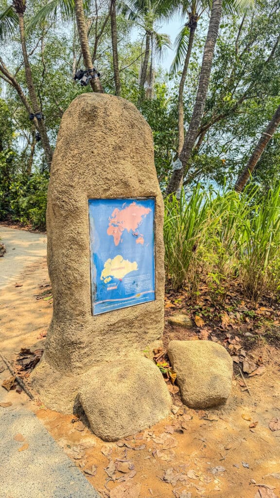 Southernmost Point Continental Asia Sentosa — Singapore